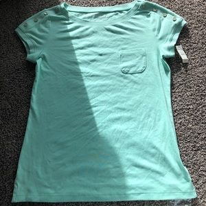 TALBOTS STRECH WEEKEND TEE